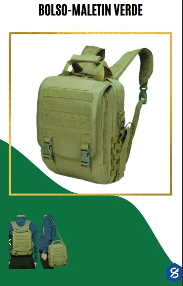 BOLSO-MALETIN VERDE