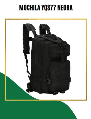MOCHILA YQS77 NEGRA